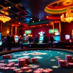 Experience the thrill of high-stakes poker at 789f.com casino with vibrant gameplay and colorful chips.
